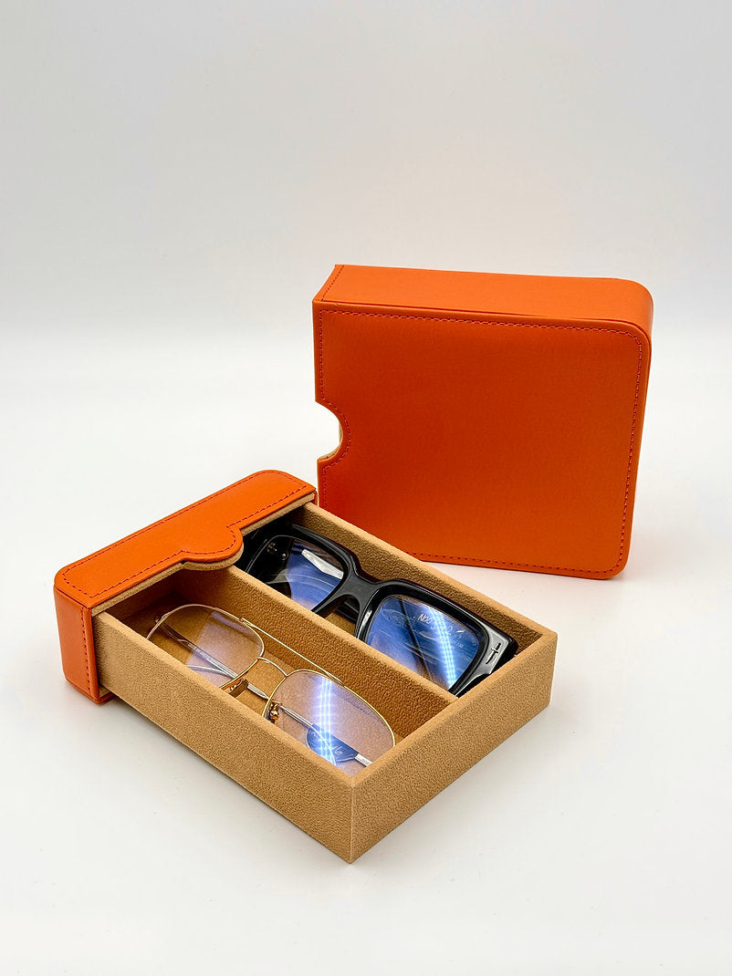 2 Pair Slide-Open Glasses Case