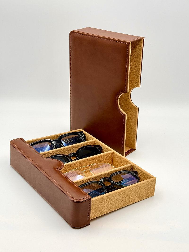 4 Pair Slide-Open Glasses Case