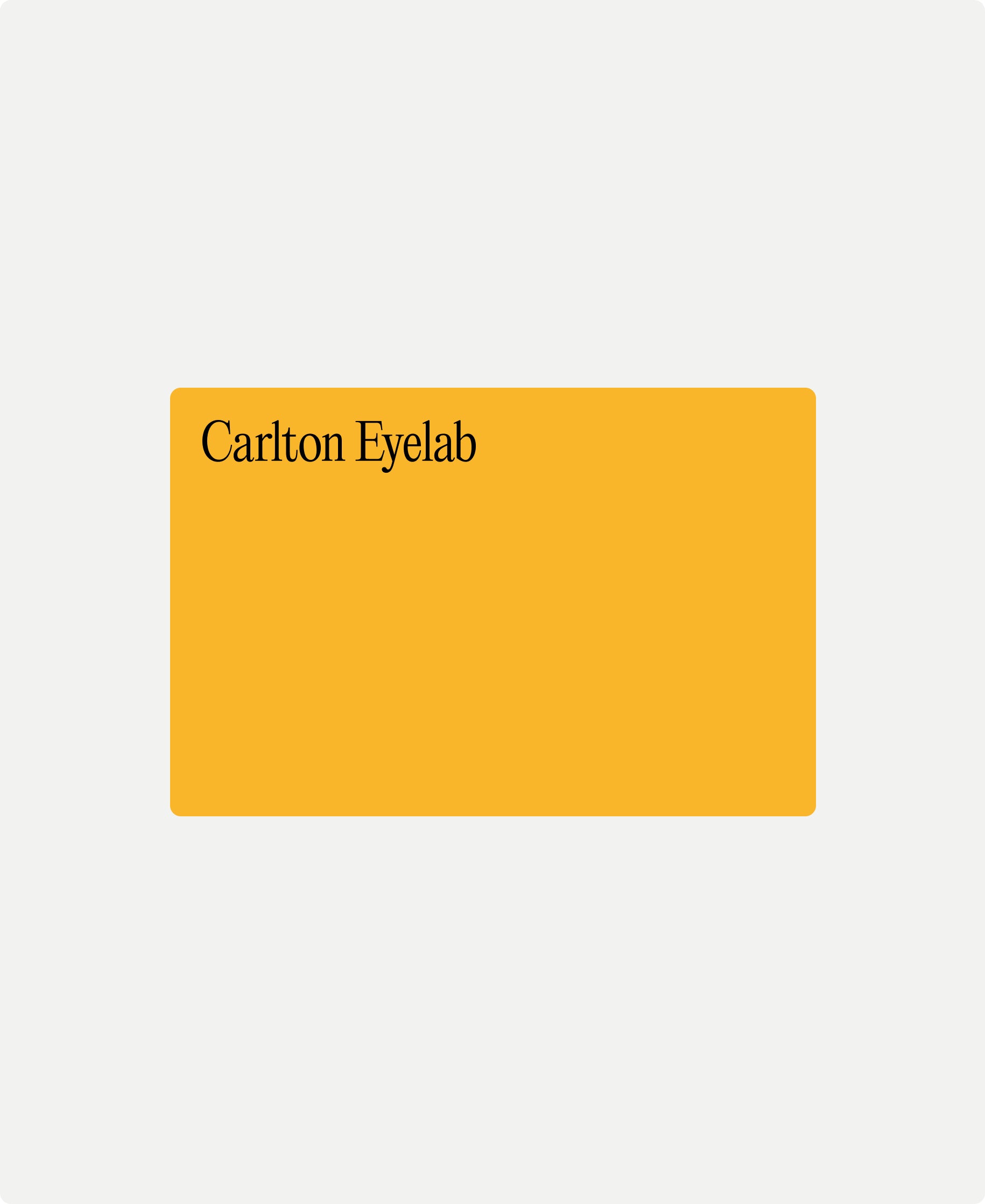 Carlton Eyelab Gift Voucher